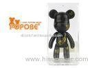 Plastic Black - Gold Delicate Gifts Cute Bear Toys , POPOBE Bear 3 Inch