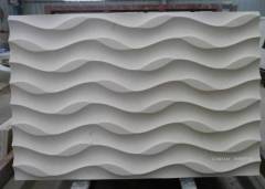 Decorative 3D limestone wall panel