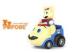 Small Plastic POPOBE Bear Removable Super Mary Car Decoration Toys