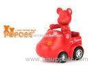 Fashion Christmas Gift Vinyl Car Decoration Toys Removable Bear Car