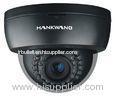 Black / White IRIS Gain Control CCTV Vandal Proof Dome Camera With 30PCS IR LED 600TVL