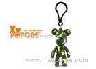 Roto casting PVC POPOBE Bear Plastic Key Chain of Limbs Head Rotatable