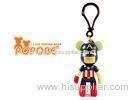 Popular Comics Characters 3-Inch POPOBE Bear Keychain Bag Accessories