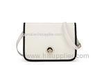 Luxury Crossbody Leather Bags For Women , White Cross Body Leather Bag