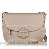 Textured grain leather shoulder bag / branded italian style shoulder bag for girls