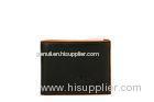 Professional black Mens Genuine Leather Wallet With Pure cotton Lining , OEM ODM