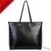 Durable Black Nappa Leather Shoulder Handbags / High End Genuine Leather Handbags