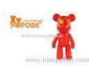 Plastic Vinyl 5" / 14cm Personalized Bear Gifts Decoration OEM Logo Souvenir