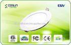 SMD3014 Indoor Recessed Energy Saving LED Downlights / Round Energy Saving LED Lights For Meeting Ro