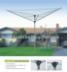 3 arms steel rotary airer