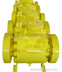 High pressure ball valve