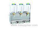 18 L X 3 Cooling and Mixing Beverage Cold Drink Dispenser Machine For Party/Restaurant