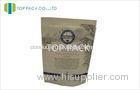 Resealable Ziplock Stand Up Coffee Packaging Bags Custom Printing
