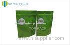 Green Tea Plastic Stand Up Pouches 500 Gram with Bottom Gusset