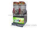 Two Bowl Ice Slush Machine Smoothie Machine With Cooler System For Restaurant