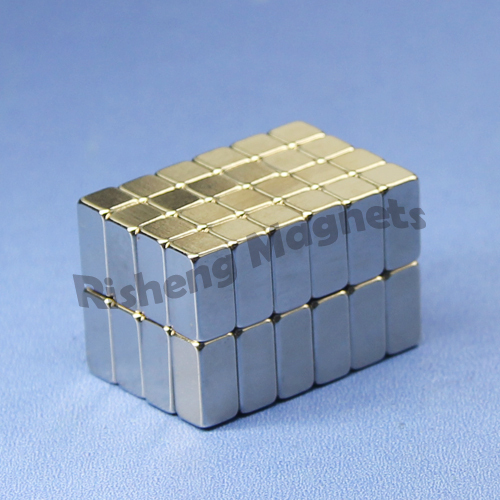 High Magnetic Performance N42SH heat-proof Medium Neodymium Block Magnet for Louldspeakers 30 x 15 x 6mm