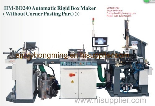 Automatic Rigid Box Maker(without corner pasting part)