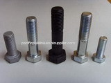 Heavy Hex Bolt zinc plated black HDG