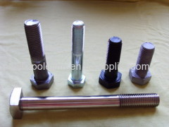 Heavy Hex Bolt zinc plated black HDG