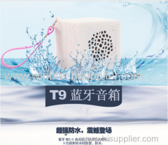 w-T9 Blue Portable mini motion activated audio player / Outdoor Speakers For Christmas Gift for iphone 6 plus