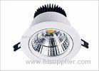 High Lumen 4000K 15W COB LED Downlight Fixtures 2700K - 6500K 90V - 240V