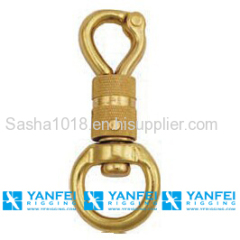 Solid Brass Harness Eye Trigger Snap Hook for Bag