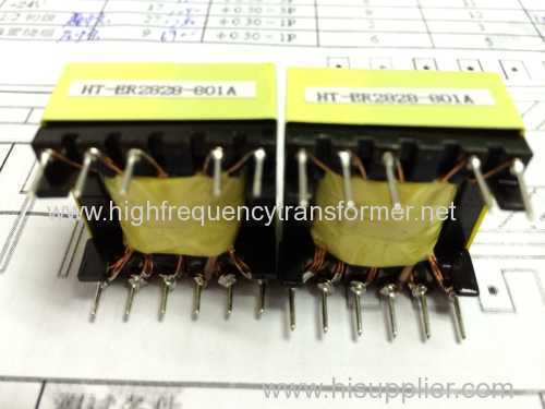 Custom amplifier toroid transformer / ER type transformer 127v for TV set horizontal