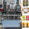 12 Heads Linear Rotary Can Filling Machine For Juice / Milk / Tea Drink