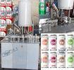 Soft Drink Aluminum Can Filler Machine , Commercial Can Sealing Equipment