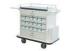 Hospital Medication Trolley with Alumium alloy modular drawer for Community Hospital