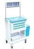 stainless steel pillar Medical Trolley for Clinic with Self-locking Kirsite handle