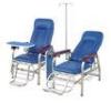 Hospital Furniture Transfusion Chairs With Dinning Table , Waterproof PVC Cover