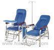 Hospital Furniture Transfusion Chairs With Dinning Table , Waterproof PVC Cover