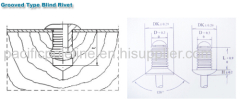 Grooved Type Blind Rivet Aluminium Carbon Steel