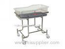 Medical Nursing Baby Bassinet , Transparent Acrylic Infant Bed