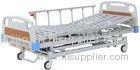 Adjustable Manual Hospital Bed With 3 Crank , Semi Fowler ICU Sickbed