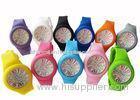 Customized Silicone bracelet watch , japan movt watch For Kids