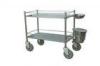 Aluminium alloy and ABS plastic Hospital medical trolley / cart for medicine delivery