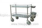 Aluminium alloy and ABS plastic Hospital medical trolley / cart for medicine delivery