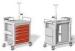 Large storage Modern hospital medical trolley with Aluminum composite panel