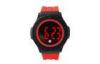 Unisex Silicone LED Watch Round Water Resistant Lithium Digital Watch
