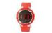 Polygon Ladies Silicone LED Watch Red Rubber Bracelet Electronic Countdown Watch