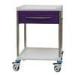 Anti-winding ABS Top-bench Treatment Medical Trolley with ABS mould table-board