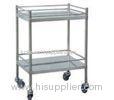 stainless steel nursing medical equipment trolley L720 x W430 x H800mm