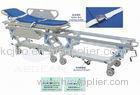 Aluminum Alloy Manual Hospital Patient Transfer Bed Two Trolleys In Emergency