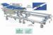 Aluminum Alloy Manual Hospital Patient Transfer Bed Two Trolleys In Emergency
