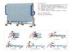 Mobile Folding Manual Hospital Bed For Attendant Nursing People