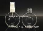 130ml flat Unique PP Plastic Cosmetic Bottles / Clear Small Spray Bottles