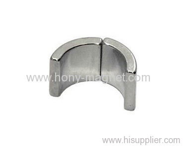 High performance arc shape neodymium magnets