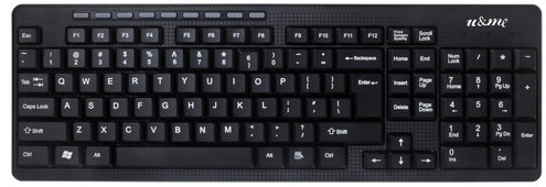Standard wired computer keyboard
